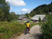 Blick nach Nordosten - von der St.Wilhelmer Htte kommend - zur Zastlerhtte am 5.9.2006