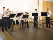 Kiew-Brass-Quintett am 28.4.2007 in der Bogenhalle von Schloss Beuggen