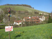 Blich nach Norden über Ziegelhöfe zum Fohrenberg am 10.4.2007