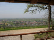 Blick von der Homburg-Htte nach Westen auf Laufen am 13.4.2007