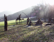 Blick nach Osten am Pfeiferberg zum Jahresende 2002