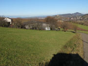 Blick nach Norden über den Schleifsteinhof zwischen Dottingen und Grunern auf Staufen am 5.12.2007