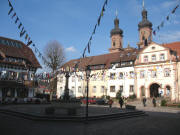 Blick nach Nordosten am Rosenmontag in St.Peter am 21.2.2007