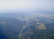 Blick vom Rinken nach Westen übers Zastlertal auf Oberried (Mitte) und Kirchzarten