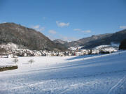 Blick nach Nordosten auf Buchenbach am 26.1.2007