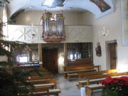 Blick nach Westen in der Giersbergkapelle am 26.1.2007