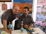 Bernd Baumandl und Ali Reza Asadi aus Isfahan (Fajr Ingraving) am 14.6.2007