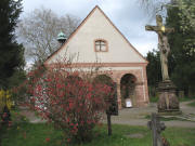 Blick nach Norden zur Michaelskapelle am 30.3.2007