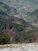 Tele-Blick vom Häusleberg nach Nordwesten runter auf Himmelreich am 11.3.2007