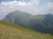 Blick von den Cime di Ventrar nach Norden zum Monte Altissimo - rechts Rif Graziani