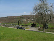 Blick vom Friedhof Breiteweg nach Nordosten am 17.4.2008