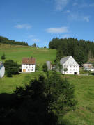 Blick nach Osten zum Schweizerhof am 25.8.2008