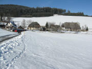 Blick nach Norden zum Grundhof am 3.2.2008