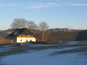 Blick nach Osten ber die Muggenmatte zum Feldberg am 8.2.2008