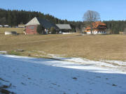 Blick nach Norden zum Rengethof am 11.2.2008