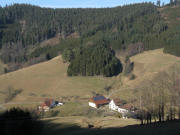 Blick nach Norden zum Brissenhof am 17.2.2008