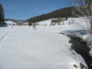 Blick vom Zipfelhusle am 3.2.2008 nach Norden bis Waldau - rechts der Zhringerhof 