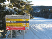 Blick nach Sdosten zwischen Seebuck und Grafenmatt-Feldbergpass am 23.1.2008
