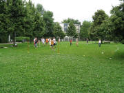 Fussball auf dem PH-Campus am 6.7.2008 - Blick nach Westen
