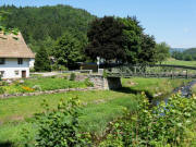 Blick nach Norden im Abltal bei Niedermhle am 25.7.2008 zwischen Brunandern und Wilfingen