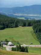 Tele-Blick von Tote Mann nach Nordwesten am 5.8.2008 ber Stollenbacher Htte bis Freiburg-Ebnet