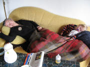 Mittagschlag 31.3.2008 mit Tee und Fl�schchen