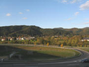 Blick vom Kappler Knoten nach Norden zu Roßkopf (links) und Hornbühl (rechts) am 17.10.2008