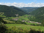 Blick vom Kreuzboden nach Norden ber Prg am 24.8.2008