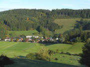 Blick vom Gummenwald nach Westen zu Unteribental-Wickenhof am 4.10.2008