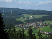 Tele-Blick nach Norden vom Steinberg über Hexental und Neukirch am 13.8.2008