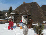 Auf dem Dachgarten am 14.2.2009