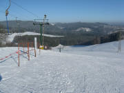 Blick nach Osten über den Skilift Brenden am 9.1.2009