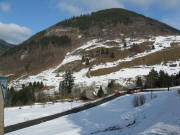 Blick nach Nordosten zum Buck stlich von Prg am 27.1.2009