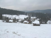 Blick nach Norden ber Schwarzenbach am 27.1.2009