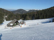 Blick nach Norden ber den Stollenbach-Lift zum Hinterwaldkopf am 30.1.2009