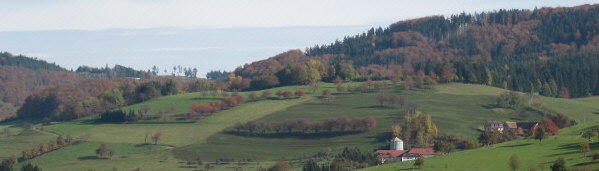 Blick von Freiamt-Eckacker nach Osten ins Brettental am 28.10.2009