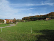 Blick nach Norden zum Buckhof (links) am 28.10.2009