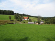 Blick nach Norden zum Leimgrubenhof am 7.9.2009