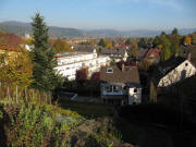 Blick vom Eichberg übers Stahlbad nach Osten ins Dreisamtal am 29.10.2009