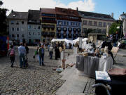 Blick nach Süden über den Augustinerplatz am 5.9.2009 - Kunstmarkt