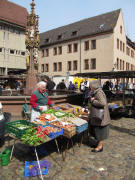 Am Fischerbrunnen auf dem Mnstermarkt 17.4.2010