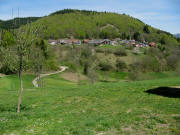 Blick von Entenschwand nach Norden auf Schnenberg am 29.4.2010