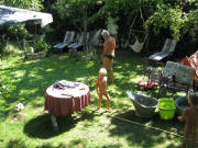 Im Garten am 20.8.2010 bei sonnigen 32 Grad