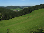 Blick von Illenberg nach Norden auf Biederbach am 22.9.2010