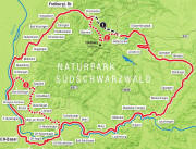 Südschwarzwald-Radweg - Bild: Naturpark