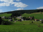 Blick von oberhalb Kirnershof nach Norden auf Urach am 1.9.2010