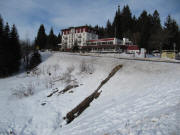 Blick nach Norden zum Waldhotel Notschrei am 20.1.2010