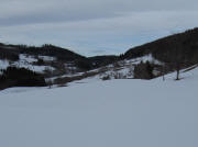 Blick von Burstel nach Norden auf Ried und Hohenegg (rechts) am 18.11.2006