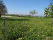 Blick am Hornich nach Sden zu Bamlach am 28.4.2010