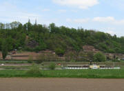 Raddampfer auf der Elbe bei Meien am 6.5.2010